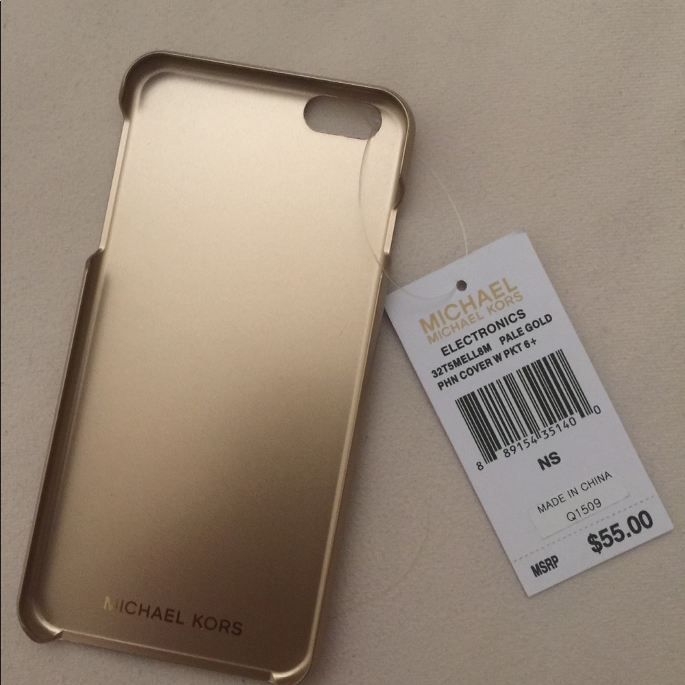 Michael Kors Pale Gold iPhone 6+ Case